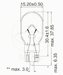 Lampe 12v16w Jmp