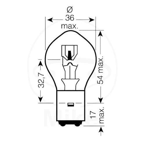 Lampe 12V35/35W Jmp